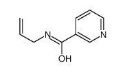 N-prop-2-enylpyridine-3-carboxamide结构式