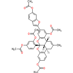 桑呋喃 G 五乙酸酯结构式