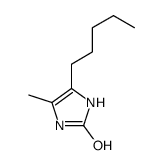 4-methyl-5-pentyl-1,3-dihydroimidazol-2-one结构式