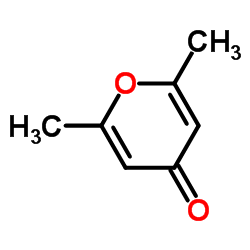 2,6-Dimethyl-γ-pyrone Structure