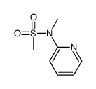 N-甲基-N-(吡啶-2-基)甲烷磺酰胺结构式