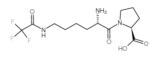 N6-Trifluoroacetyl-L-lysyl-L-proline Structure