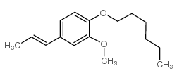 Hexyliso-eugenol Structure