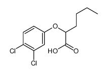 2-(3,4-dichlorophenoxy)hexanoic acid结构式