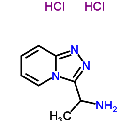 1-([1,2,4]Triazolo[4,3-a]pyridin-3-yl)ethanamine dihydrochloride结构式
