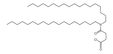 N,N-Dioctadecylsuccinamoyl chloride Structure