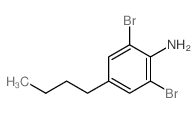 2,6-二溴-4-丁基苯胺结构式