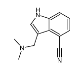 3-[(Dimethylamino)methyl]-1H-indole-4-carbonitrile Structure