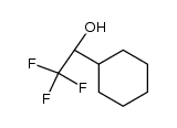 1-Cyclohexyl-2,2,2-trifluoroethan-1-ol Structure