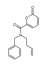 N-benzyl-N-(but-3-en-1-yl)-2-oxo-2H-pyran-6-carboxamide结构式