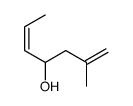 2-methylhepta-1,5-dien-4-ol Structure