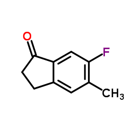 6-Fluoro-5-methyl-1-indanone Structure