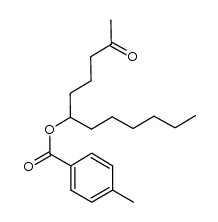 1-(4-oxopentyl)heptyl 4-methylbenzoate Structure