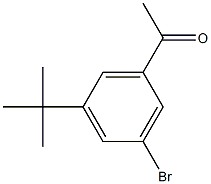 1-(3-bromo-5-(tert-butyl)phenyl)ethanone Structure
