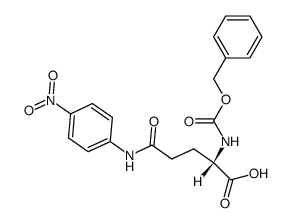 N2-((benzyloxy)carbonyl)-N5-(4-nitrophenyl)-L-glutamine结构式