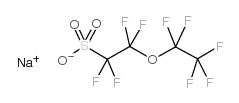 sodium,1,1,2,2-tetrafluoro-2-(1,1,2,2,2-pentafluoroethoxy)ethanesulfonate结构式