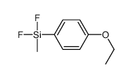 (9CI)-(4-乙氧基苯基)二氟甲基-硅烷结构式