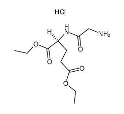 N--L-glutamic acid diethyl ester hydrochloride Structure