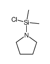 (1-pyrrolidino)(chloro)dimethylsilane Structure