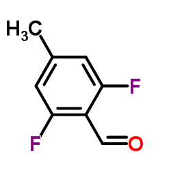2,6-二氟-4-甲基苯甲醛结构式