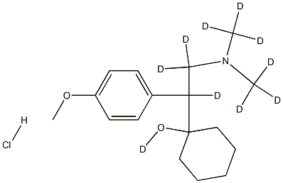 D,L-文拉法辛-d11盐酸盐结构式