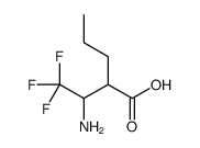 2-(1-Amino-2,2,2-trifluoroethyl)pentanoic acid结构式