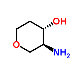 (3S,4S)-3-氨基-4-羟基四氢吡喃结构式