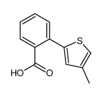 2-(4-Methyl-2-thienyl)benzoic acid Structure