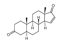 5α-androst-5-en-3,17-dione Structure