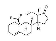 19,19-difluoroandrost-4-en-17-one Structure