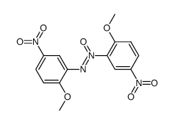 2,2'-dimethoxy-5,5'-dinitroazoxybenzene结构式