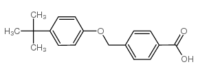 4-(4-TERT-BUTYLPHENOXYMETHYL)BENZOICACID Structure