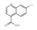 7-氯喹啉-4-羧酸结构式