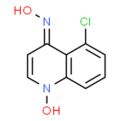 (NZ)-N-(5-chloro-1-hydroxy-quinolin-4-ylidene)hydroxylamine Structure