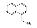 1-甲基-8-异喹啉甲胺结构式