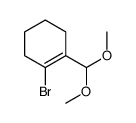 1-bromo-2-(dimethoxymethyl)cyclohexene Structure