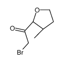 Ethanone, 2-bromo-1-(tetrahydro-3-methyl-2-furanyl)-, (2R-cis)- (9CI)结构式