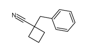 1-benzylcyclobutanecarbonitrile Structure