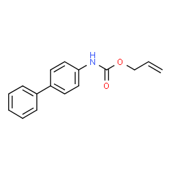 [1,1'-联苯] -4-基氨基甲酸烯丙酯结构式