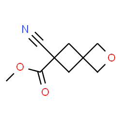 Methyl 6-cyano-2-oxaspiro[3.3]heptane-6-carboxylate Structure