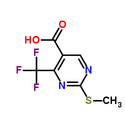 4-(Trifluoromethyl)-2-(methylthio)pyrimidine-5-carboxylic acid Structure