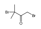 1, 3-Dibromo-3-methylbutan-2-one Structure