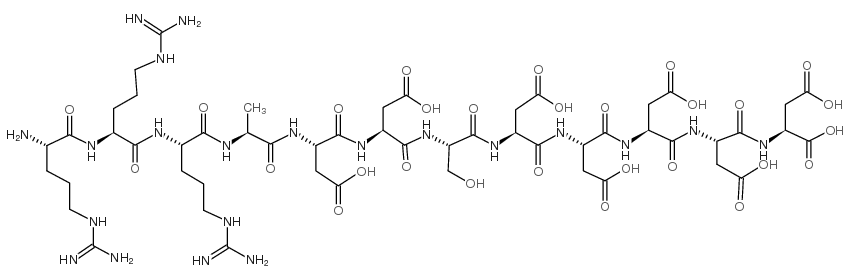 酪蛋白激酶II肽底物结构式