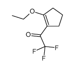 Ethanone, 1-(2-ethoxy-1-cyclopenten-1-yl)-2,2,2-trifluoro- (9CI)结构式