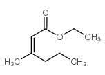ethyl-3-methyl-2-hexenoate Structure