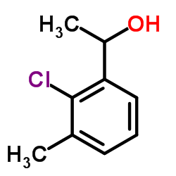 1-(2-Chloro-3-methylphenyl)ethanol结构式