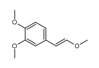 1-(3,4-dimethoxyphenyl)-2-methoxyethylene结构式