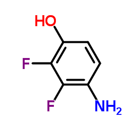 4-氨基-2,3-二氟苯酚结构式
