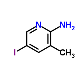 2-Amino-5-iodo-3-picoline structure