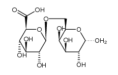 6-O-(β-D-glucopyranosyluronic acid)-D-galactose结构式